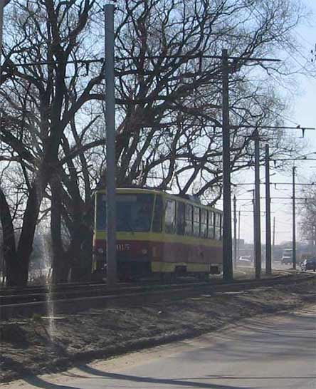 Куский трамвай середина 90хх Ул.Литовская