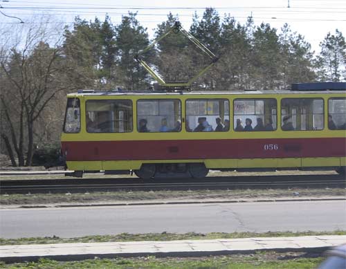 Курск трамвай середина 90гг.